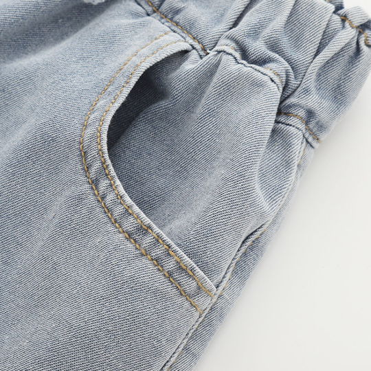 Margareta – Denim Paperbag Broekjes