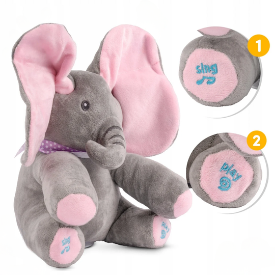 HappyBuddy George – Peekaboo Interactive Plush Toy