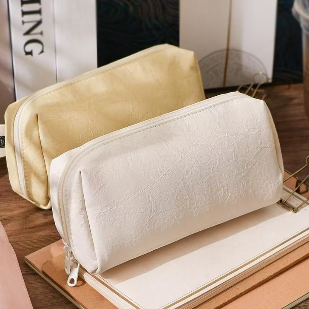 PaperPouch – Ruime Etui met Brede Opening