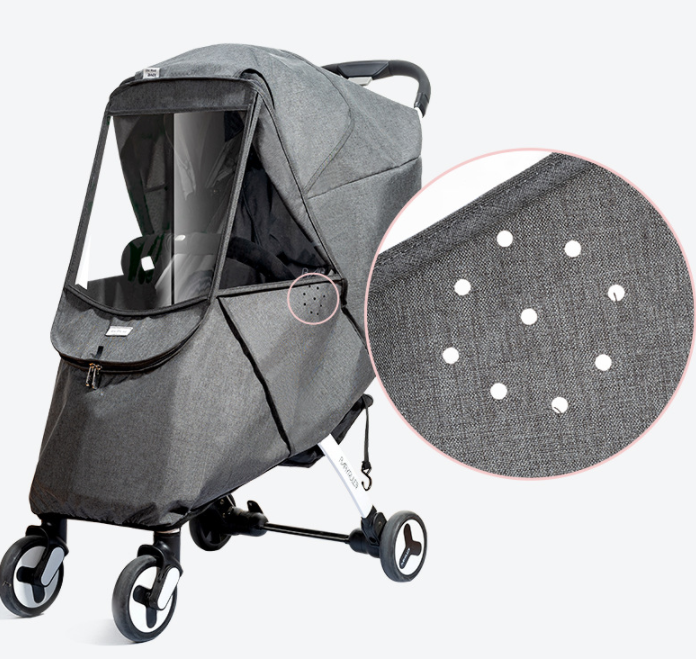 RainShield™ – Universele Kinderwagen Regencover – Wind- en Weerbestendige Bescherming