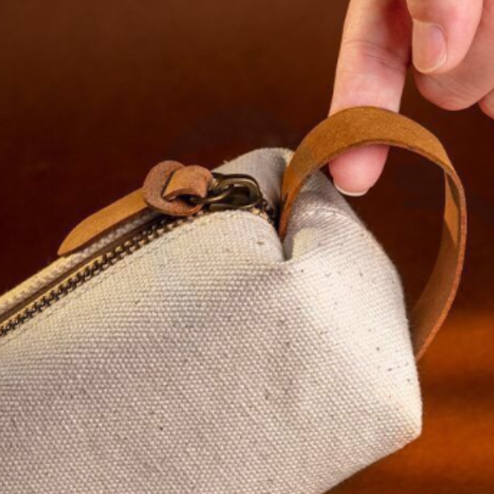 CanvasCarry – Vintage Canvas Etui met Handvat