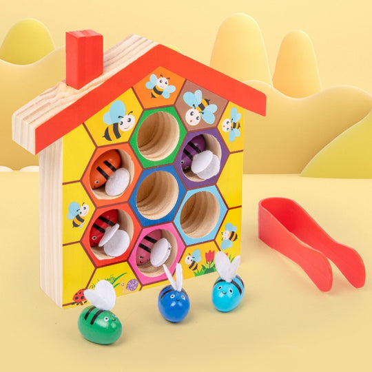 BeeMatch – Houten Bijenkorf Sorteerspel
