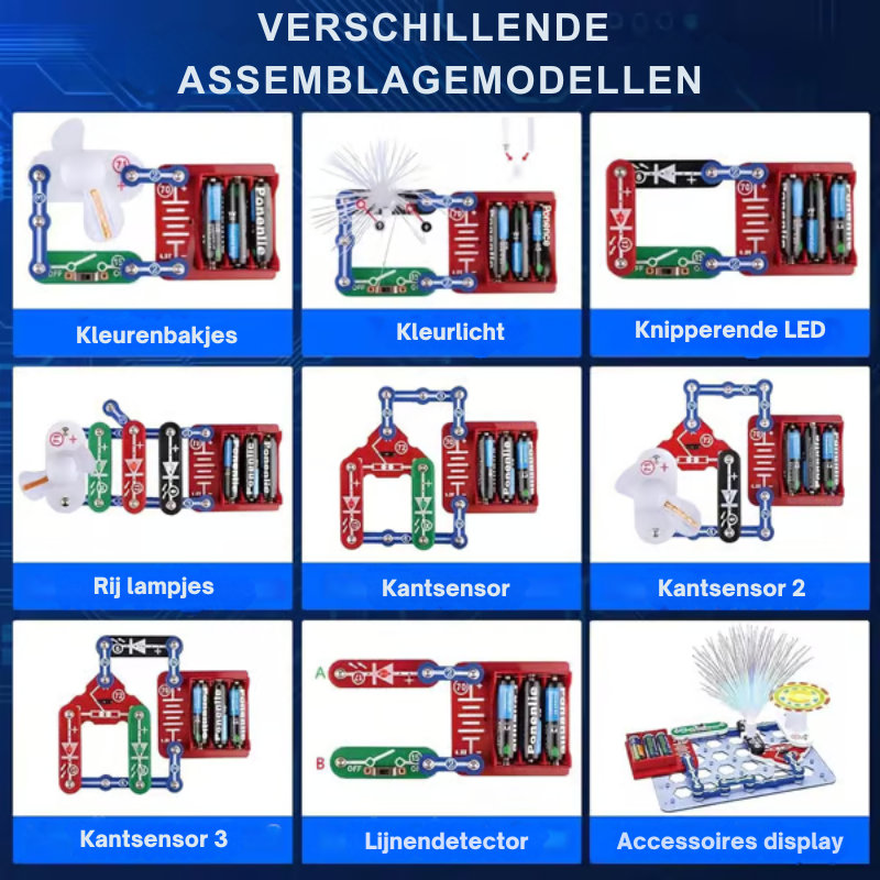 CircuitMaster™ – Elektronische Bouwset met 300 Experimentele Projecten
