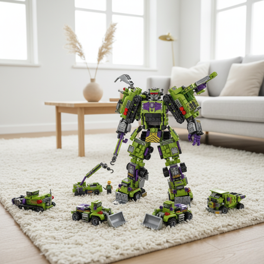 SteelMecha – 6-in-1 Constructie Robot Bouwset