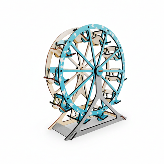 FerrisWheel – 3D Houten Bouwpuzzel Reuzenrad