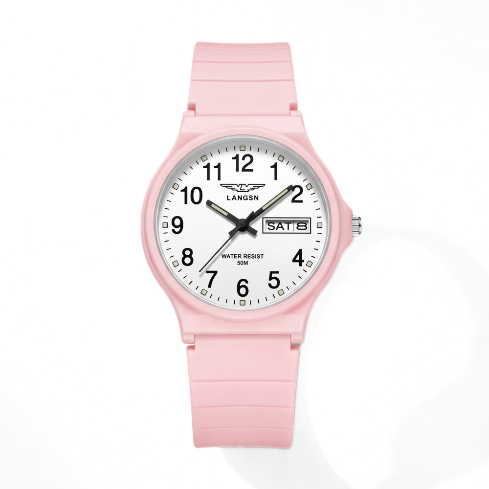 SportEase – Minimalistisch Quartz Sporthorloge