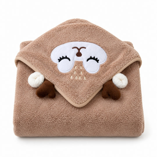 TinyCuddle – Cartoon Badcape voor Baby's