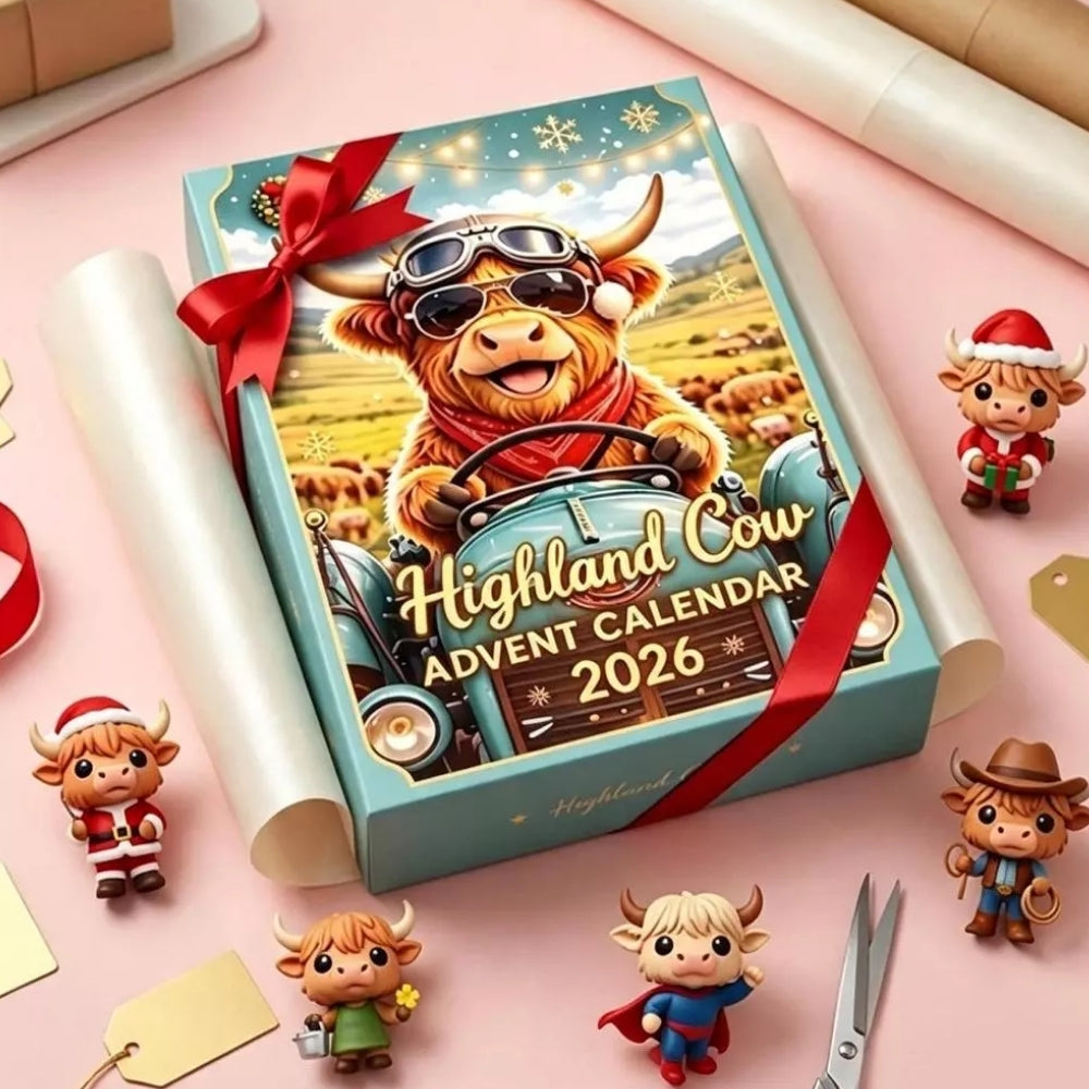 HooglanderCountdown – Schotse Hooglander Adventskalender met Verrassingen