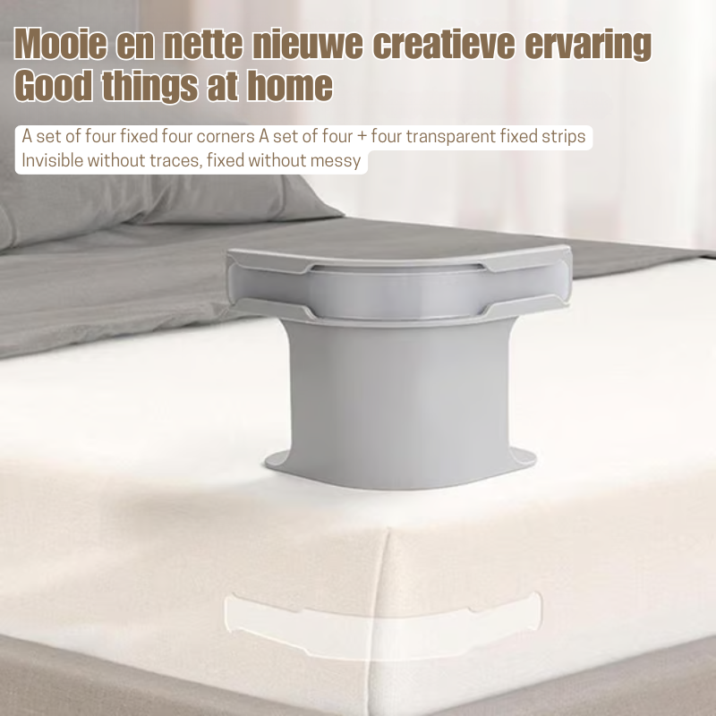 GripLock™ – Bed Sheet Grippers – Antislip Hoeslakenhouders (4 Stuks)