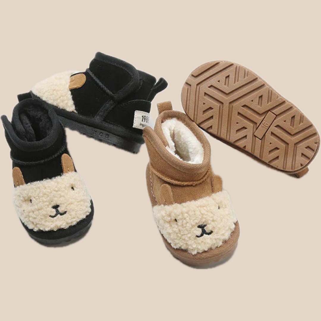 PlayStep™ – Warme Enkellaarsjes met Speels Detail – Comfortabele Winterlaars