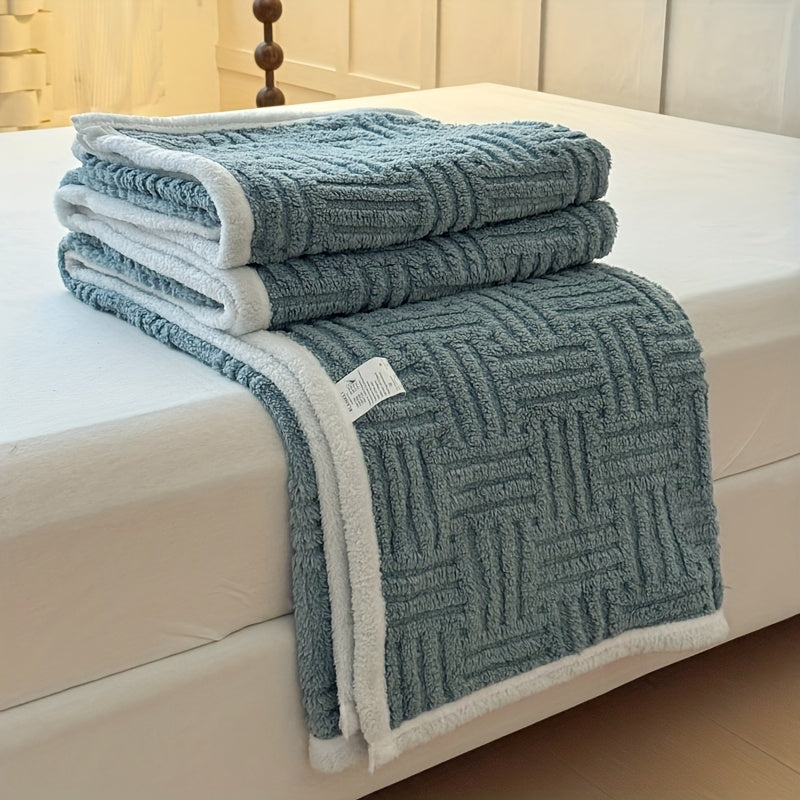 GeoSherpa™ – Omkeerbare Sherpa Deken – Verdikte Taffeta Plaid