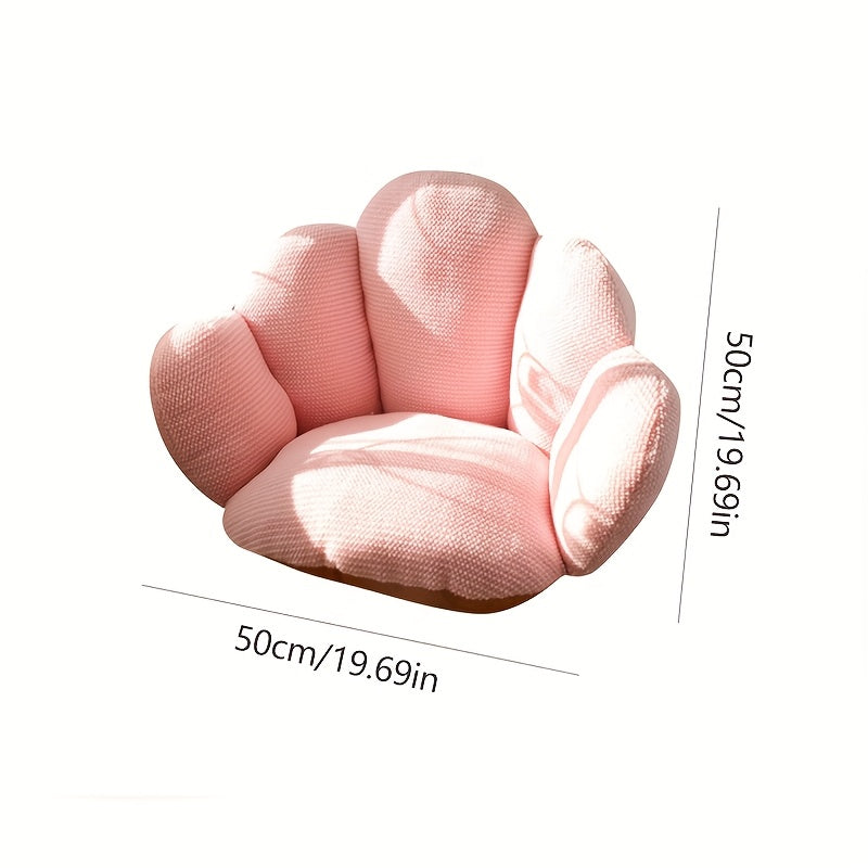 Milo & Moon® CozyGrip – Vingervormig Rug- en Stoelkussen