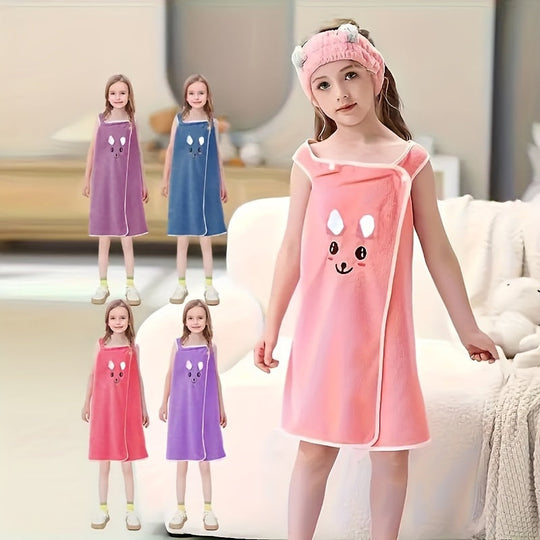 MinnieWrap™ – Kinderbadhanddoek Jurk met Minnie Oortjes