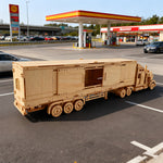 CargoMaster™ – 3D Houten Vrachtwagen & Containertrailer Puzzel