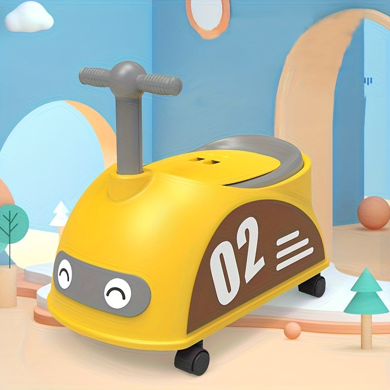 PottyRide™ – Cartoon Kinderpot met Wieltjes – Grote Trainingstoel