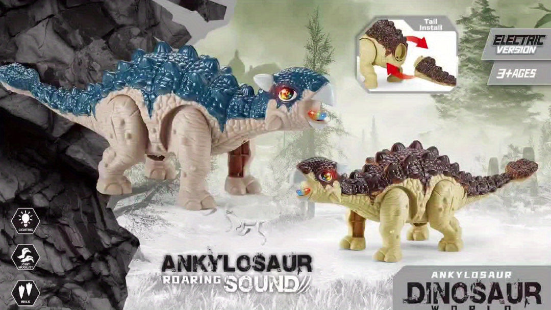TriRoar™ – Wandelende Triceratops Speelgoed Dino met Licht & Geluid