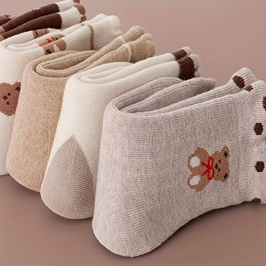 BearToes™ – 10-Pack Kindersokken Set – Warme Dikke Sokken