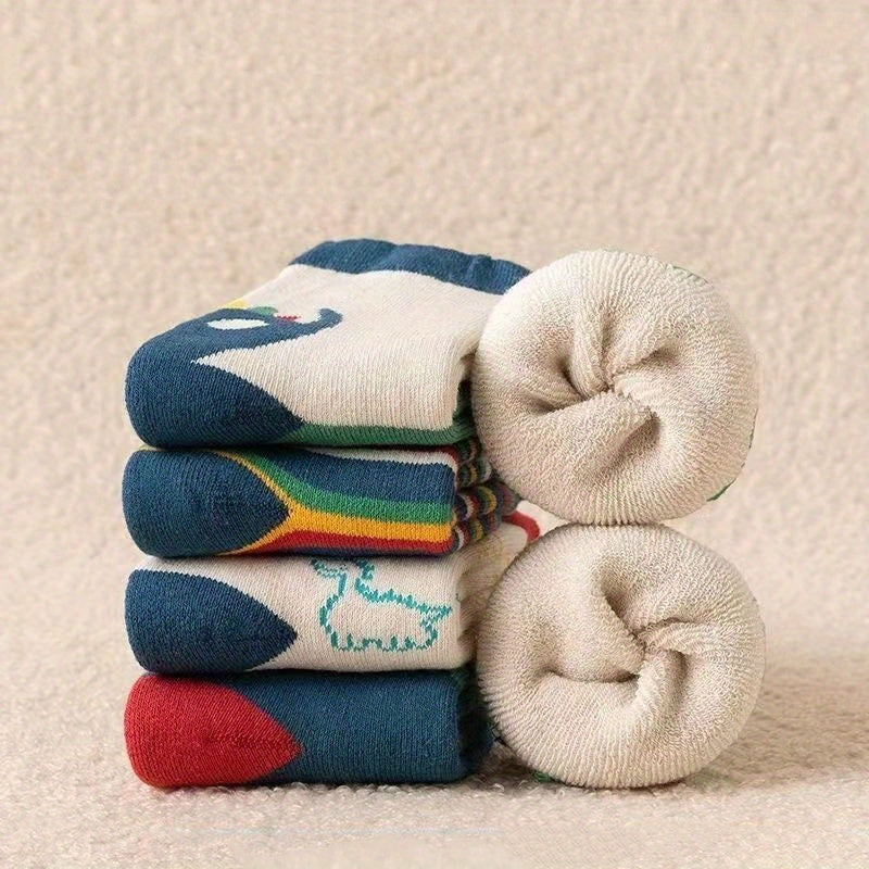 DinoPlush™ – 20-Pack Jongens Dinosokken Set – Warme Winter Sokken