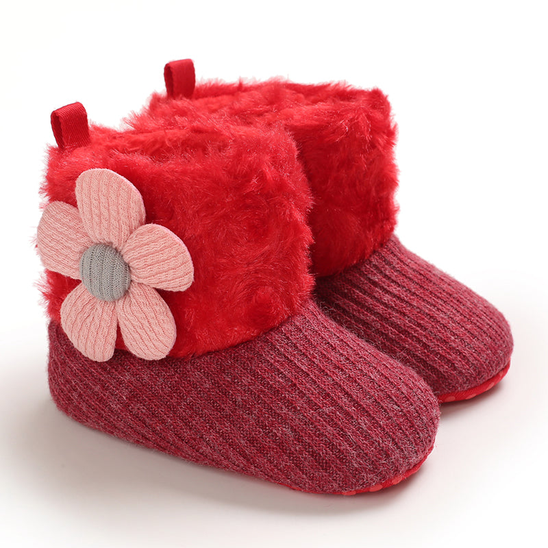 SnuggyPaws™ – Warme Baby Winterschoenen met Antislip Zool