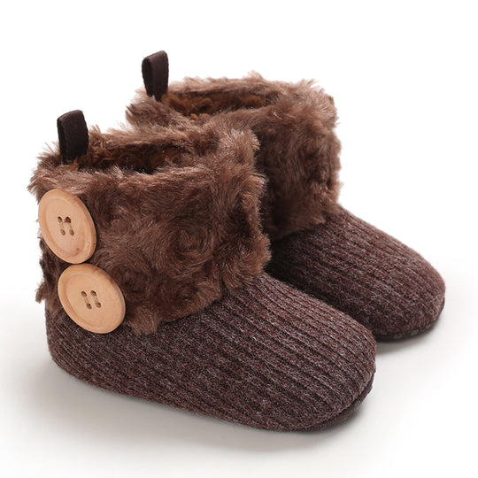 SnuggyPaws™ – Warme Baby Winterschoenen met Antislip Zool