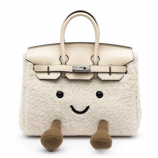 ClassicPurse – Bolsito de Peluche con Carita en Colores Clásicos
