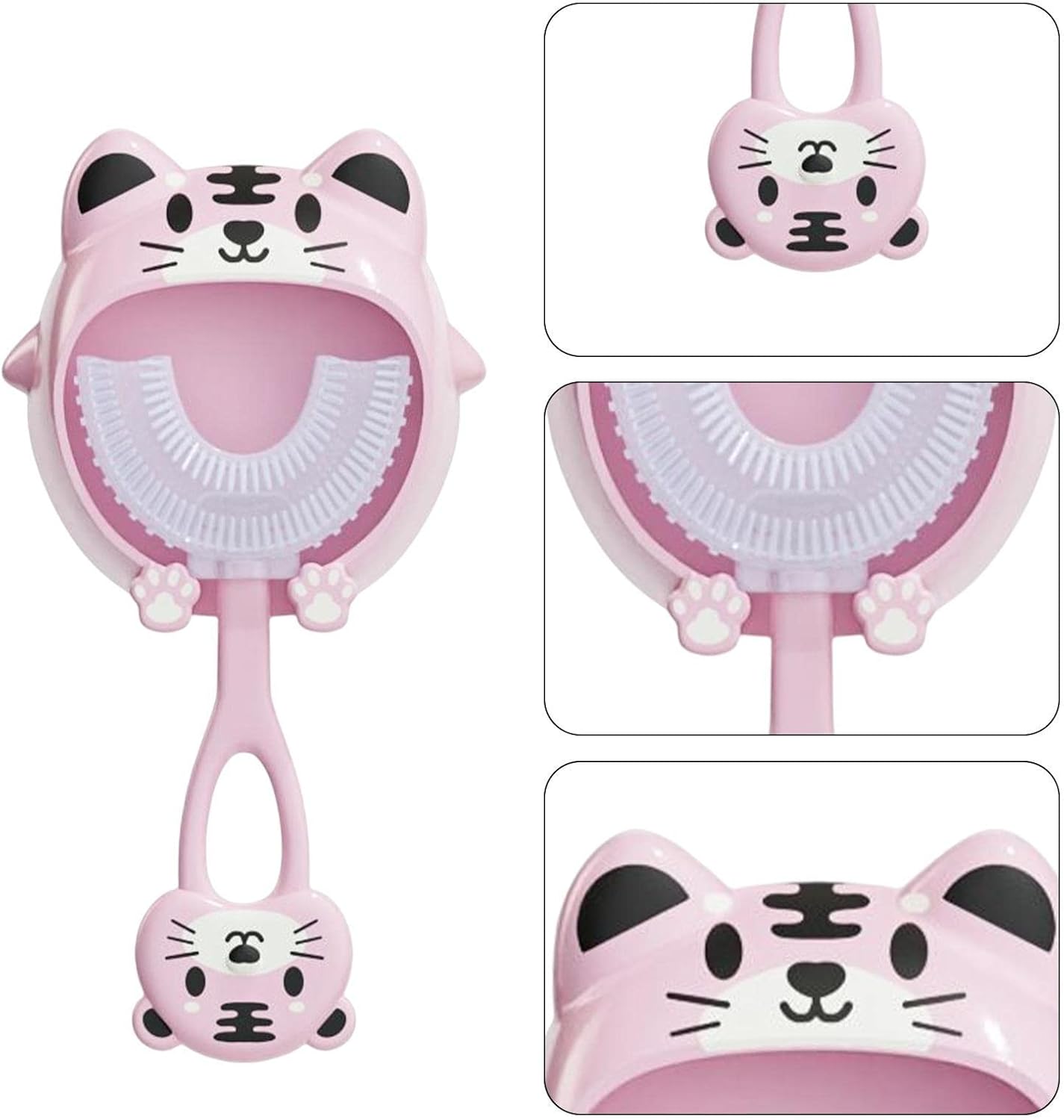 Milobrush™ – 3-pack U-vormige Kindertandenborstels, 360° Reiniging, BPA-vrije Siliconen voor 2-5 Jaar