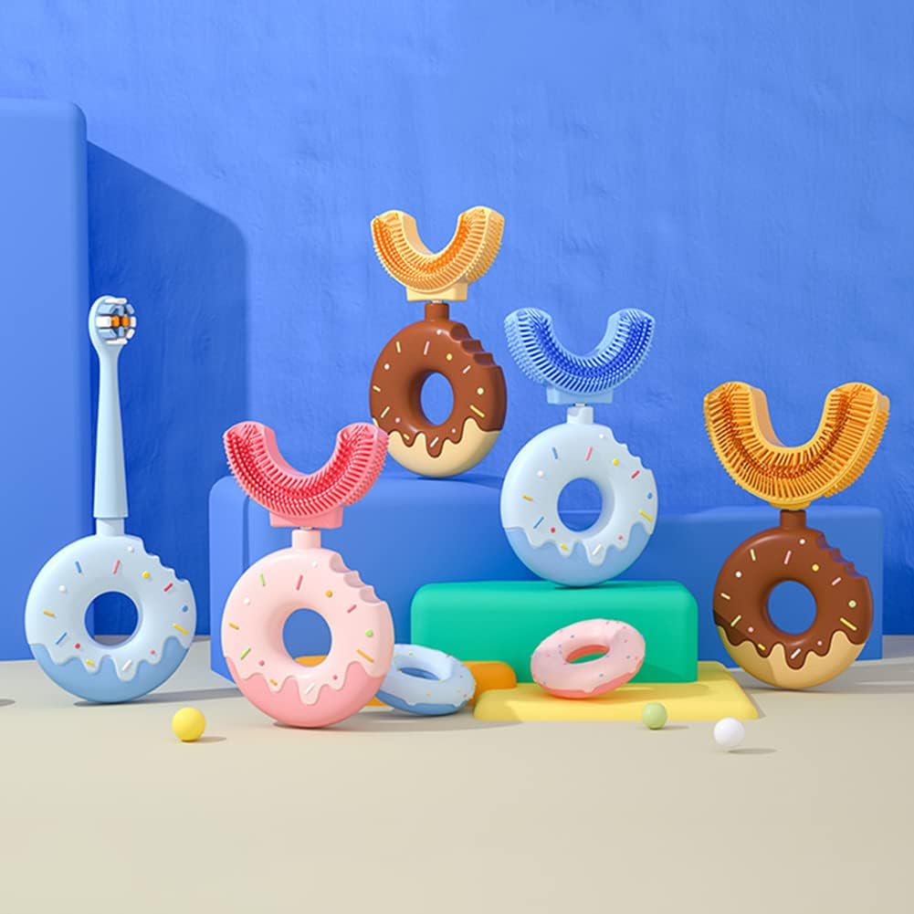 MiloBrush™  Donut Edition – U-vormige Kindertandenborstel 2 Pack