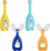 MiloBrush™ – 4-pack U-vormige Kindertandenborstels, 45° Reiniging, BPA-vrije Siliconen voor 2-12 Jaar