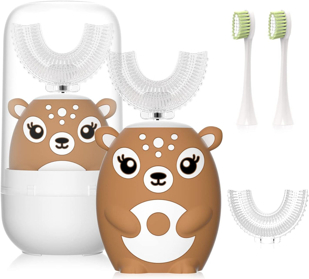MiloBrush™ – Deer 360° Kindertandenborstel Veilig Leuk