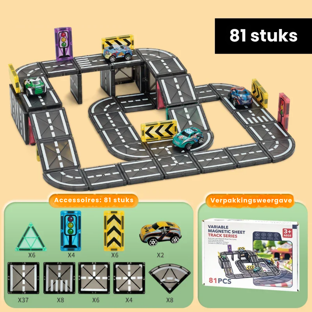 MagnaDrive – Magnetische Tegels Autoset