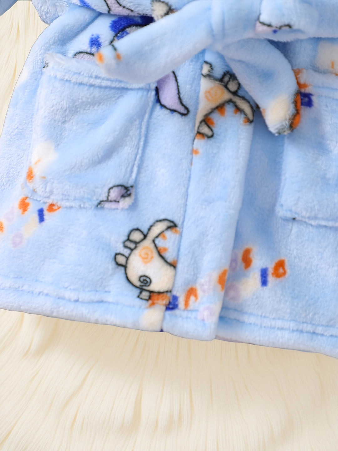 FluffyFriends™ – Kinder Badjas met Cartoon Dieren – Zacht & Warm