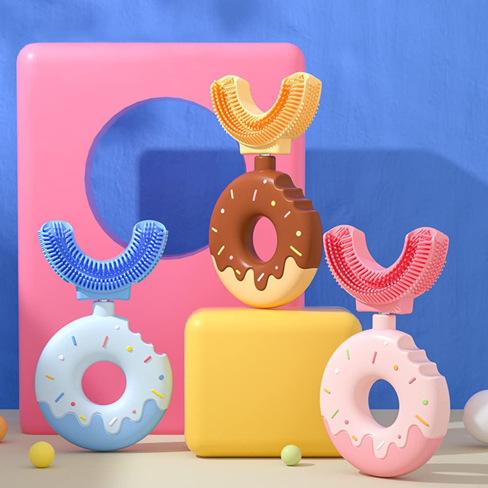 MiloBrush™  Donut Edition – U-vormige Kindertandenborstel 2 Pack