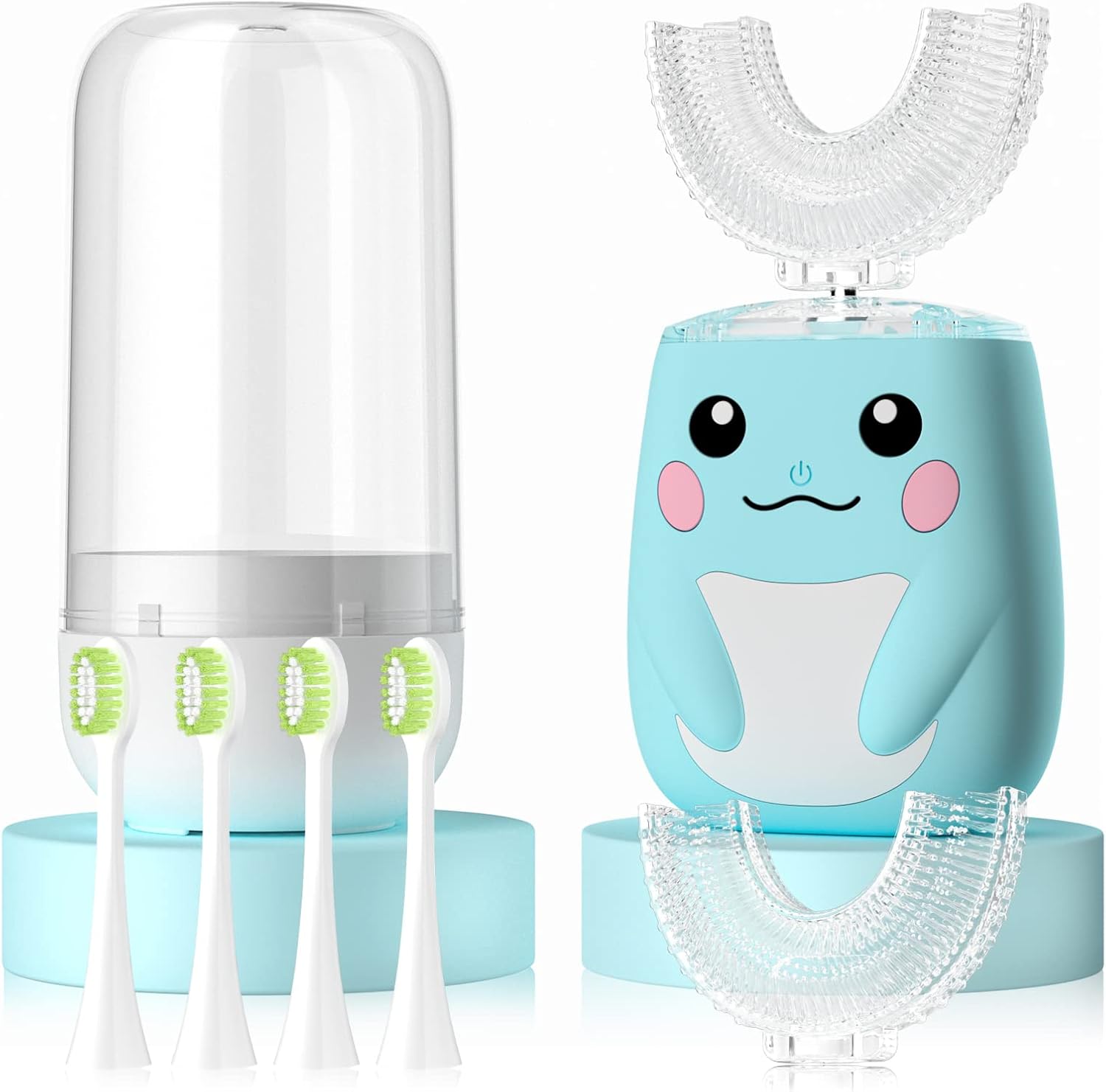 MiloBrush™ Kinder Elektrische Tandenborstel set – Pikachu Editie (360° U-Vorm, 6 standen)