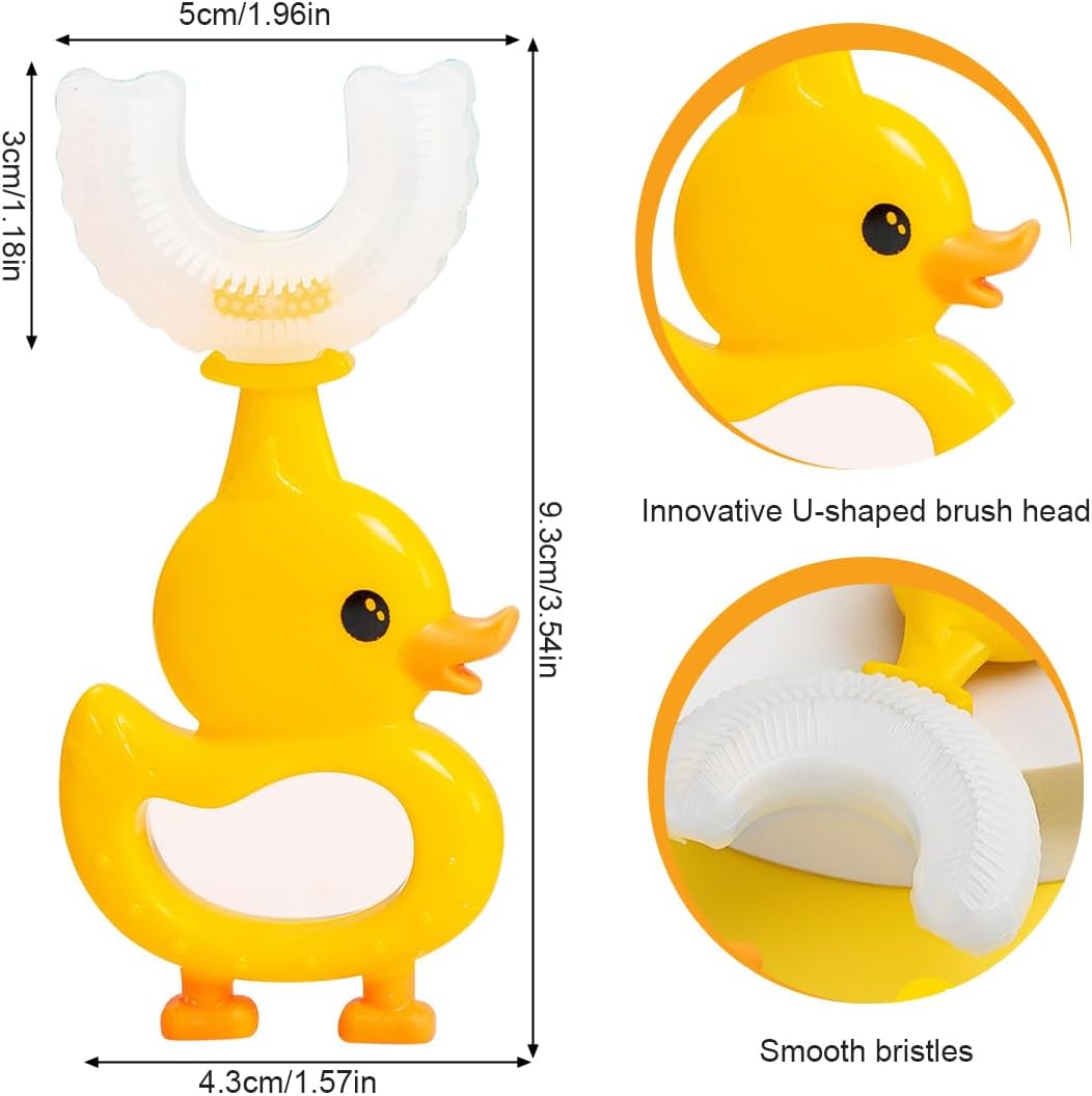 MiloBrush™ Kinder Ducky Tandenborstelset – 2 stuks (2-12 jaar)