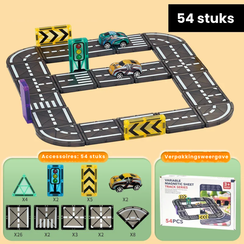MagnaDrive – Magnetische Tegels Autoset