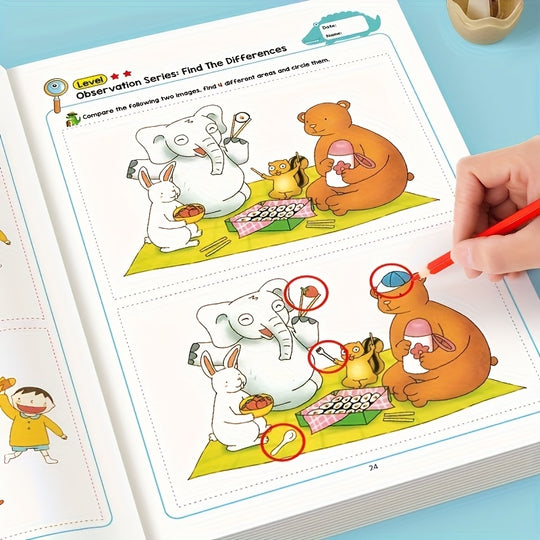 Zoek de verschillen™ – 2-Pack Activiteitenboek voor Oplettende Oogjes