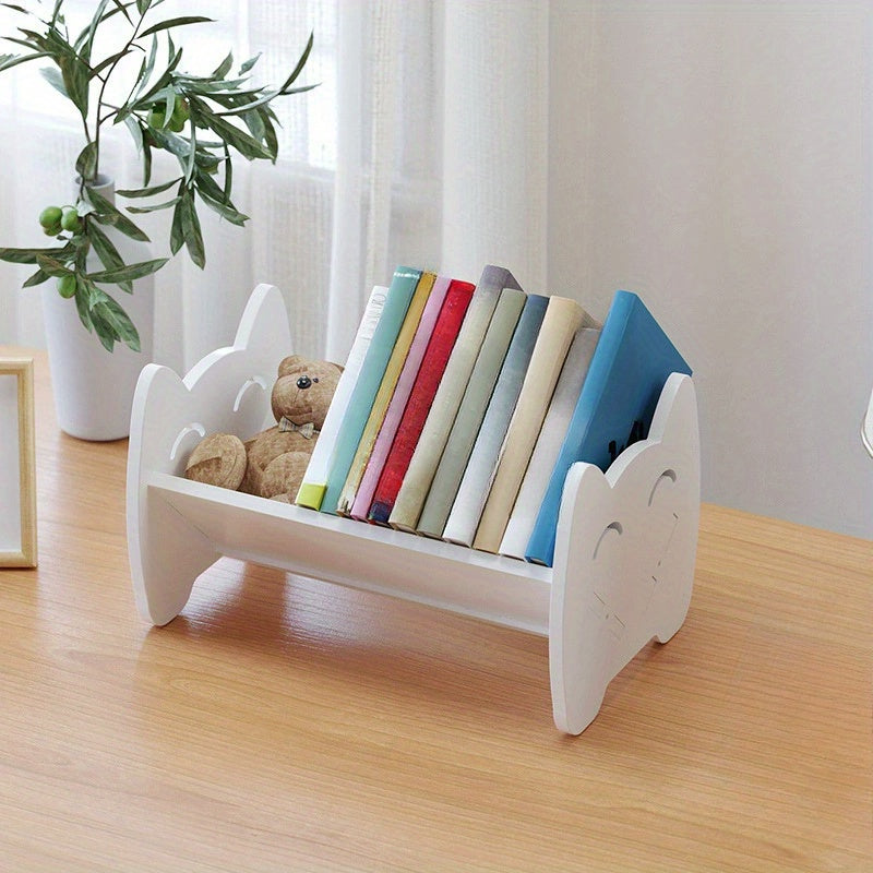 MiniShelf™ Kinder Boekenrek – Verplaatsbare Bureaublad Boekenplank voor Studieboeken & Voorleesboeken