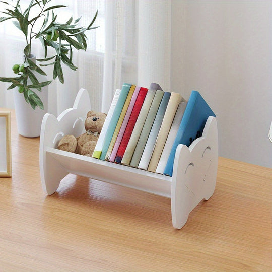 MiniShelf™ Kinder Boekenrek – Verplaatsbare Bureaublad Boekenplank voor Studieboeken & Voorleesboeken