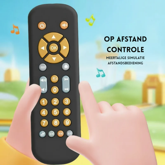 KiddoClick – Educatieve Speelgoed Afstandsbediening voor Kinderen met Muziek en Geluid