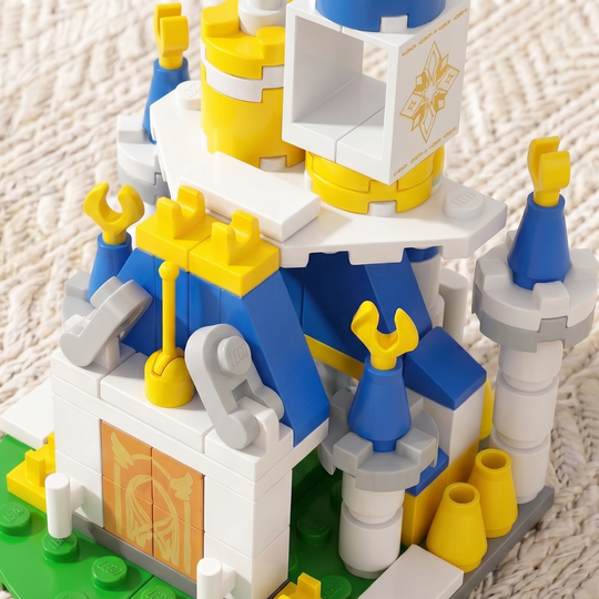 CastleBuilder – 6-in-1 Western Kasteel Bouwset (129 Stuks)
