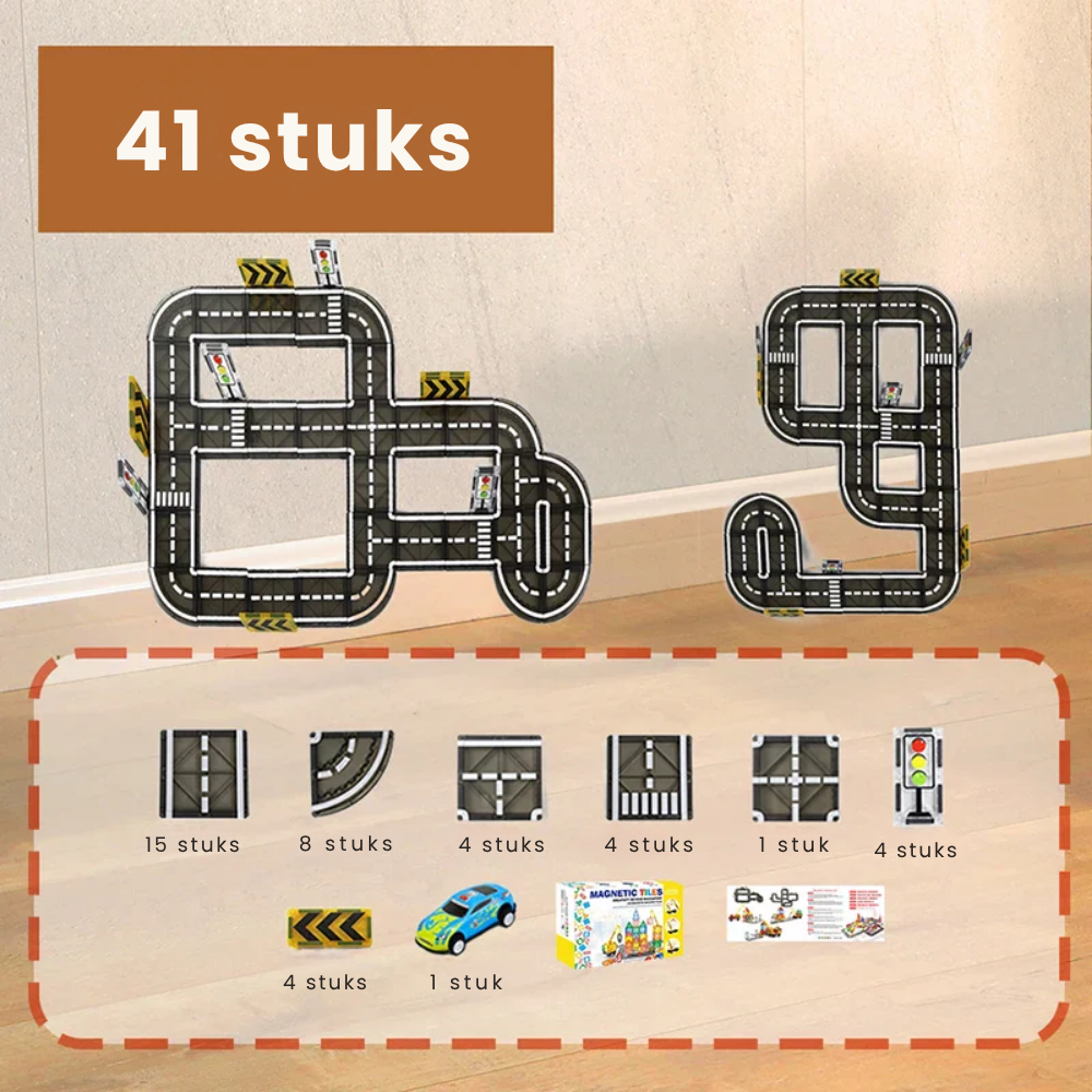 MagnaDrive – Magnetische Tegels Autoset