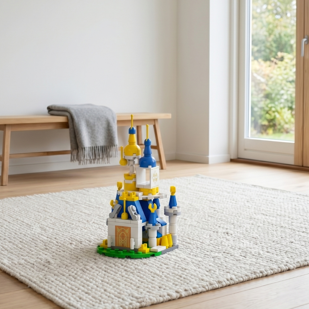 CastleBuilder – 6-in-1 Western Kasteel Bouwset (129 Stuks)