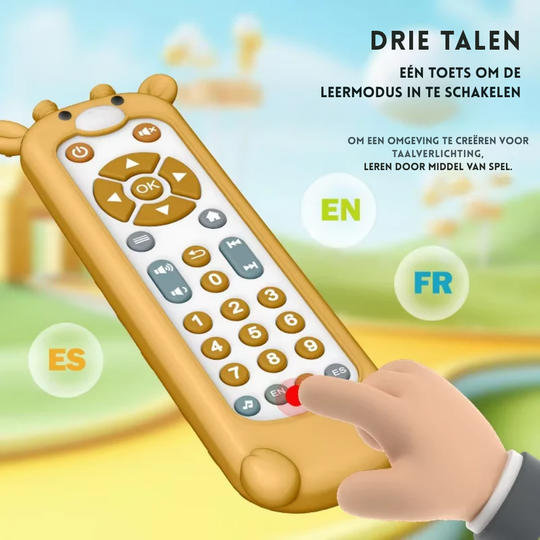 KiddoClick – Educatieve Speelgoed Afstandsbediening voor Kinderen met Muziek en Geluid