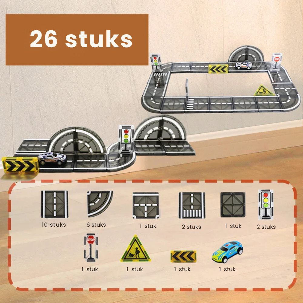 MagnaDrive – Magnetische Tegels Autoset