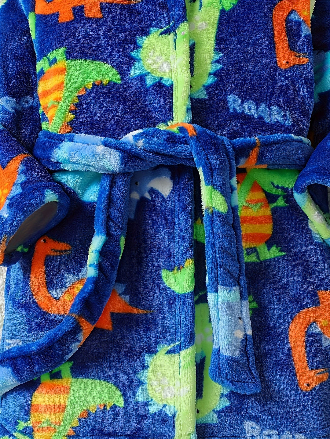 DinoRoarRobe™ – Kinderbadjas met Capuchon en Dinosaurusstijl