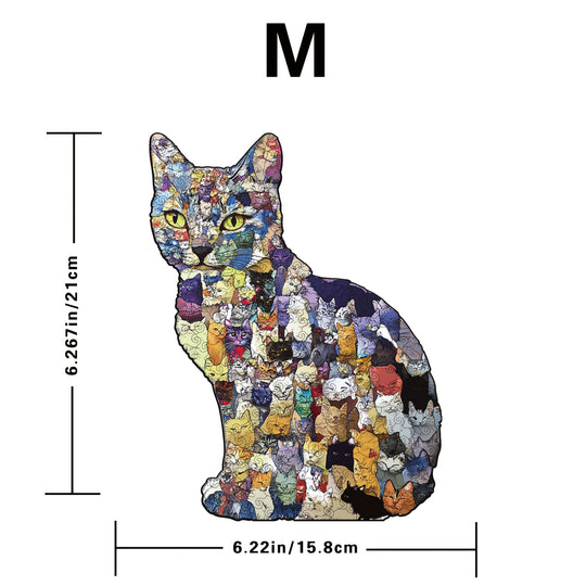 KittyCraft™ – Unieke Houten Kattenpuzzel