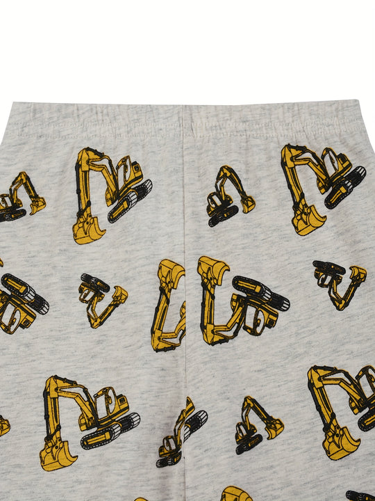 ExcavaFun™ – Jongens Graafmachine Pyjama Set