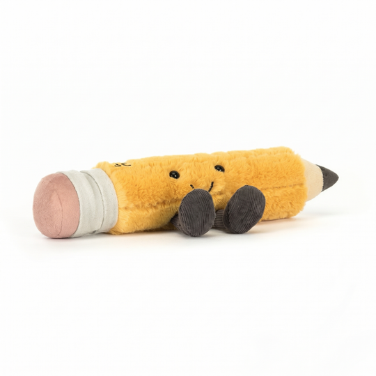 StudyBuddies – Schattige Liniaal & Potlood Knuffel
