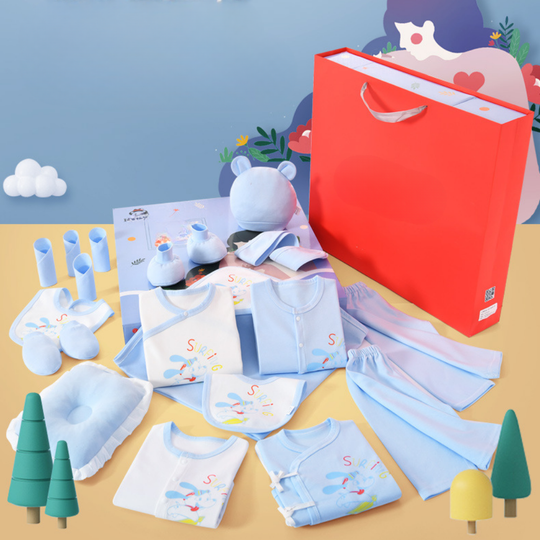PuppyNest – Luxe Baby Cadeauset van Katoen