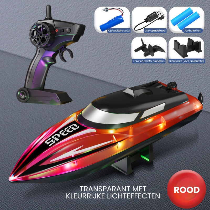 HydroNova – RC Speedboot met LED-verlichting